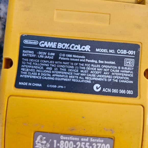 Nintendo Gameboy Color - Picture 3 of 3